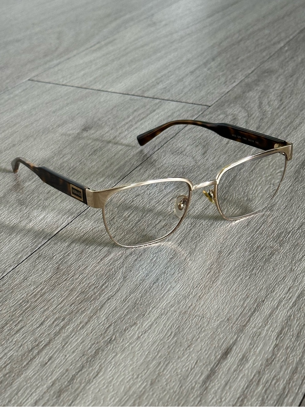 Versace VE1264 Metal & Acetate Eyeglasses